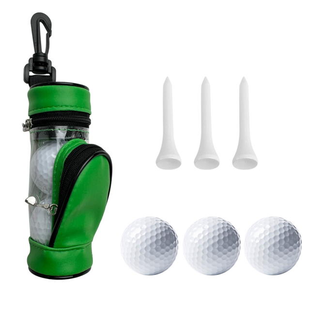 Custom Portable Golf Ball Bag With Tees And Golf Balls