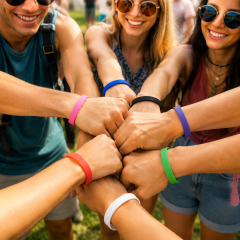Custom Silicone Slap Wristbands