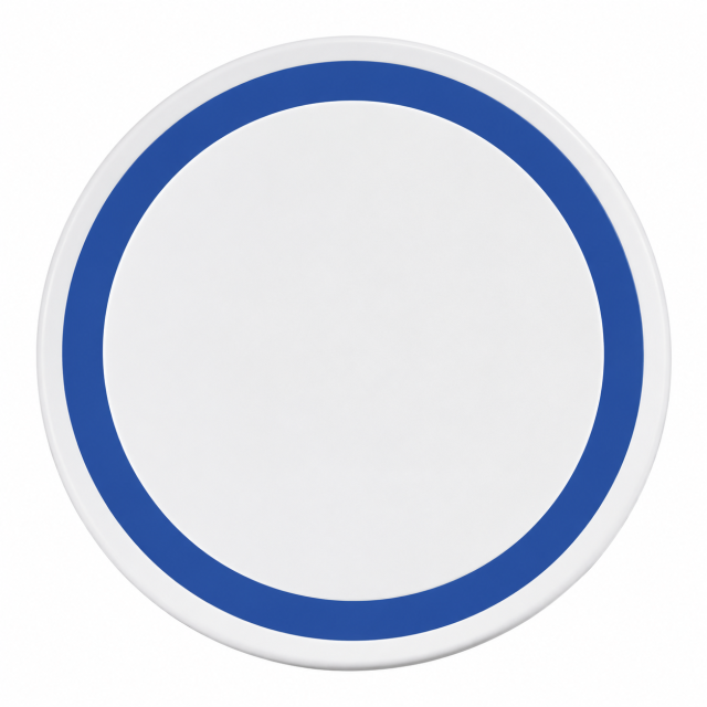 Customizable Round Wireless Charging Pad with USB Cable