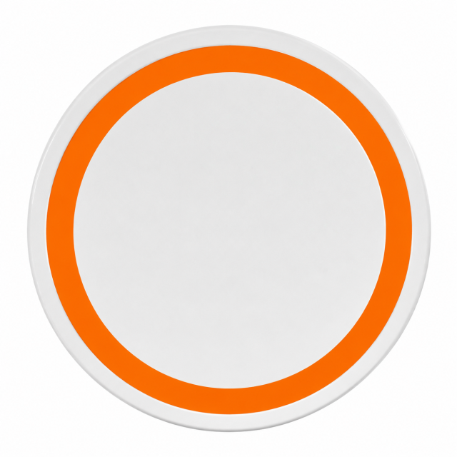 Customizable Round Wireless Charging Pad with USB Cable