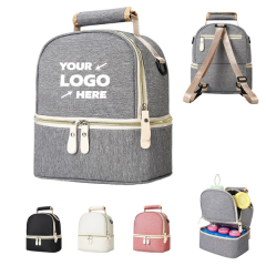 Double-Layer Insulated Milk Storage Backpack