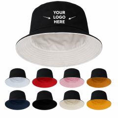 Double-Sided Comfortable Cotton Bucket Hat