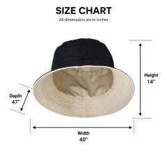 Double-Sided Comfortable Cotton Bucket Hat