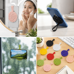 Double Sided Silicone Suction Cup Phone Holder