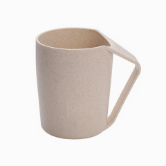 Eco-Friendly Wheat Straw Toothbrush Cup - BPA Free Multi-Purpose Bathroom Tumbler