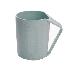 Eco-Friendly Wheat Straw Toothbrush Cup - BPA Free Multi-Purpose Bathroom Tumbler
