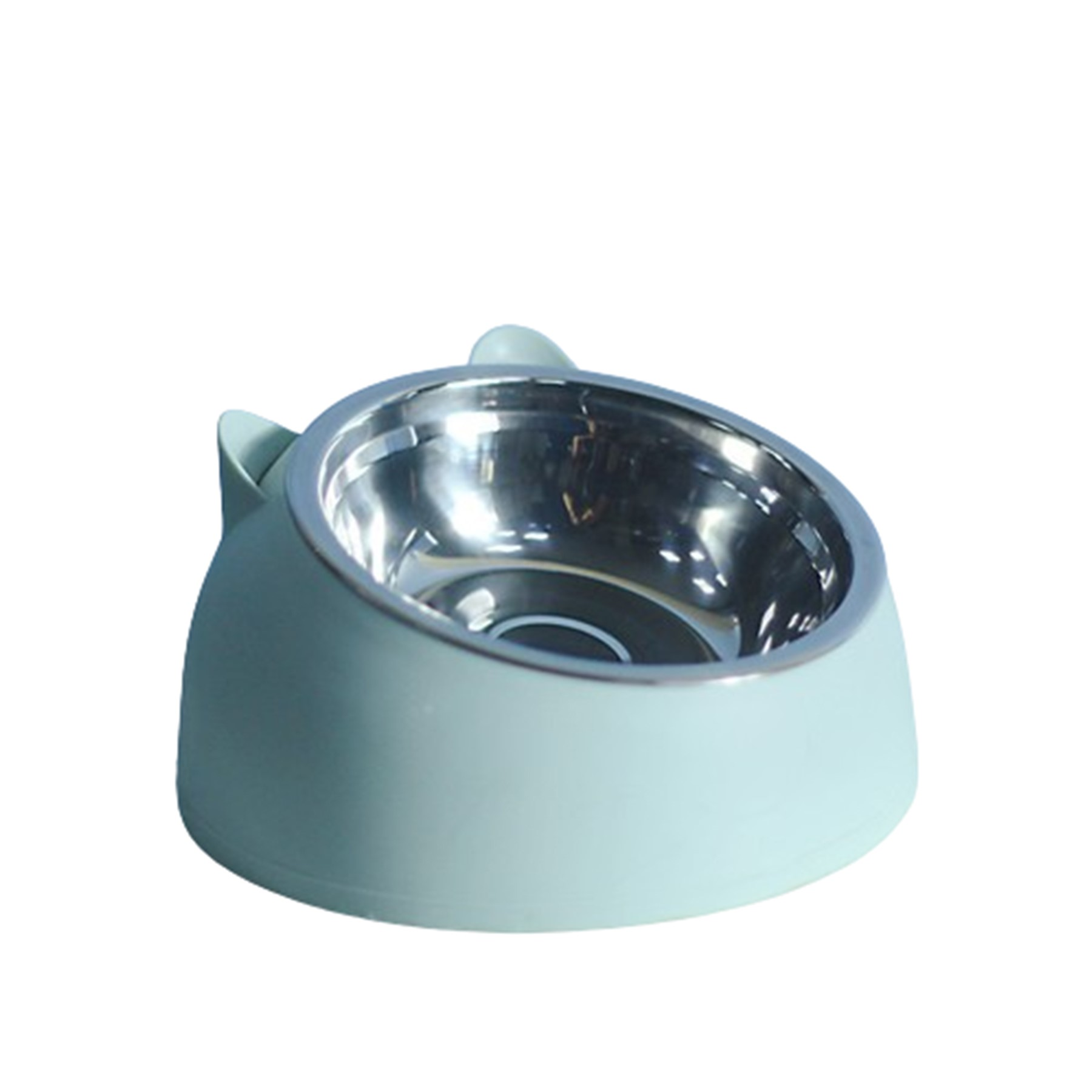 Elevated Stainless Steel Bevel Pet Feeding Bowl