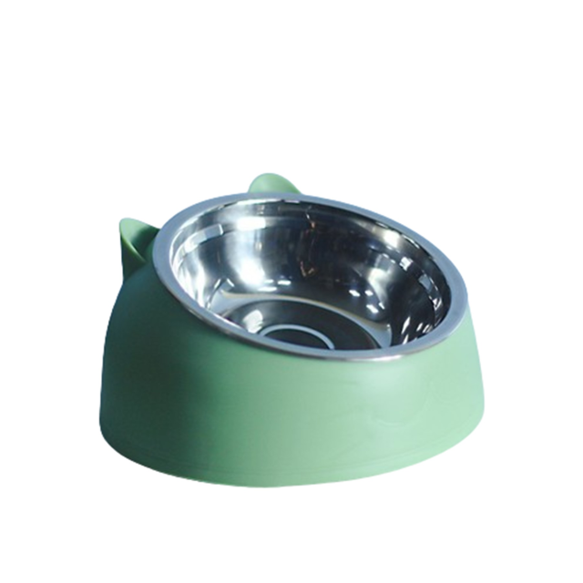 Elevated Stainless Steel Bevel Pet Feeding Bowl