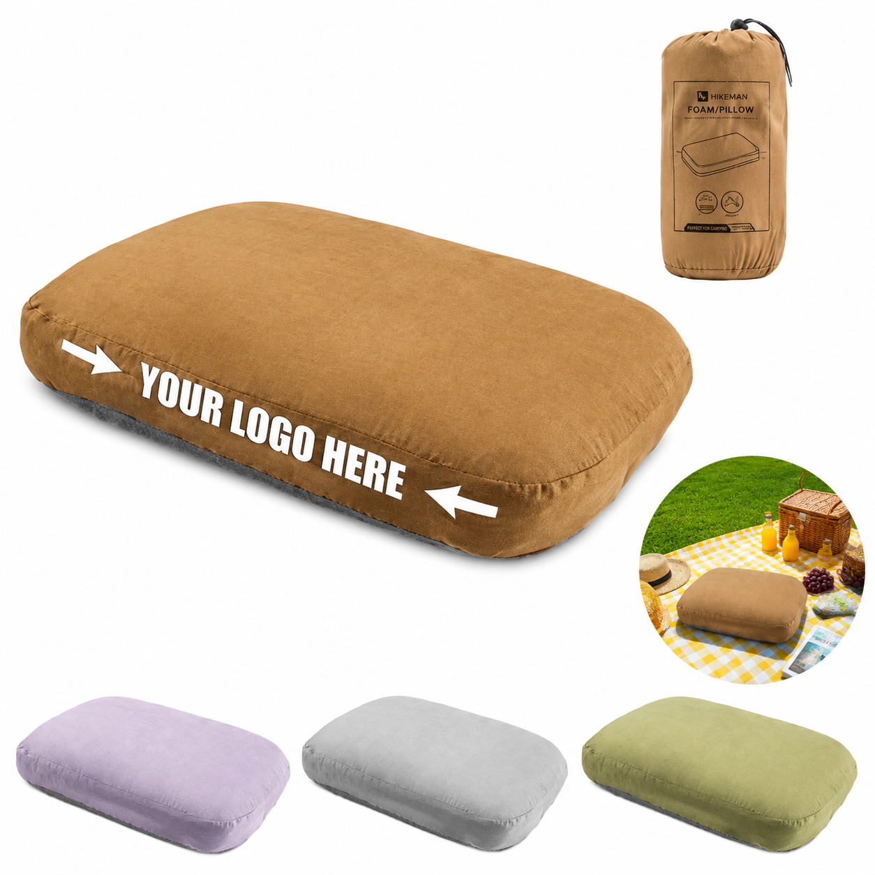 Ergonomic Memory Foam Travel Neck Pillow