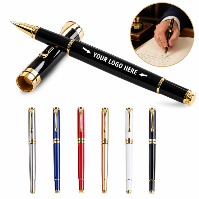 Executive Metal Fountain Pen Gift Set