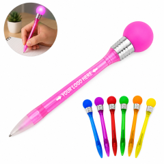 Flashing LED Bulb Ballpoint Pen