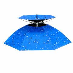 Foldable Double-Layer Fishing Umbrella Hat