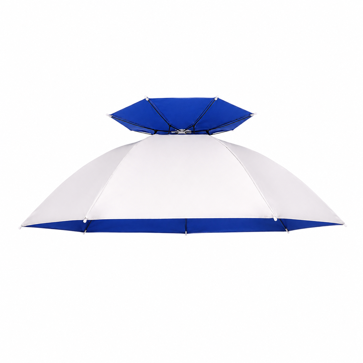 Foldable Double-Layer Fishing Umbrella Hat