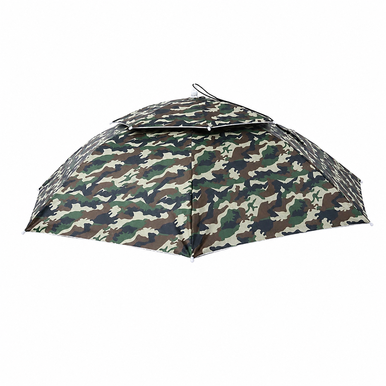 Foldable Double-Layer Fishing Umbrella Hat
