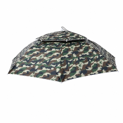 Foldable Double-Layer Fishing Umbrella Hat