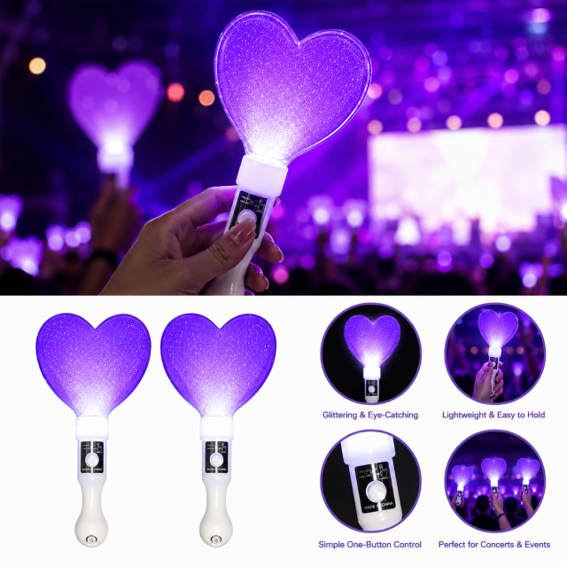 Heart Shaped LED Flashing Event Light Stick