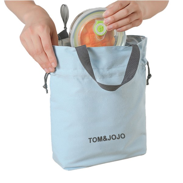 Insulated Drawstring Bento Lunch Bag