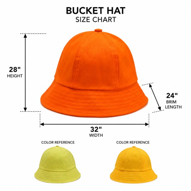 Kids Cotton Sun Hat - Wide Brim UV Protection Cap