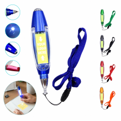 Lanyard LED Light Ballpoint Pen