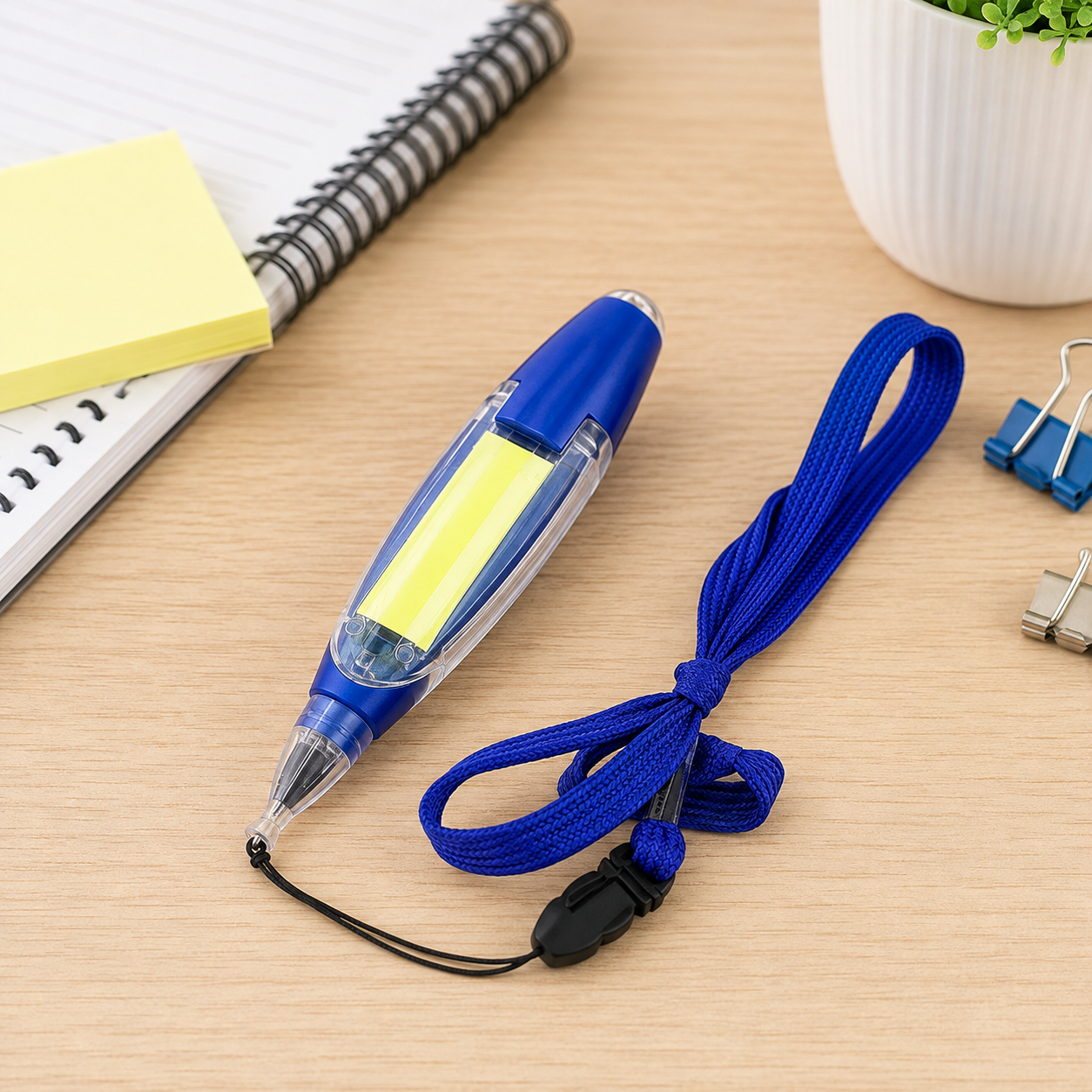 Lanyard LED Light Ballpoint Pen