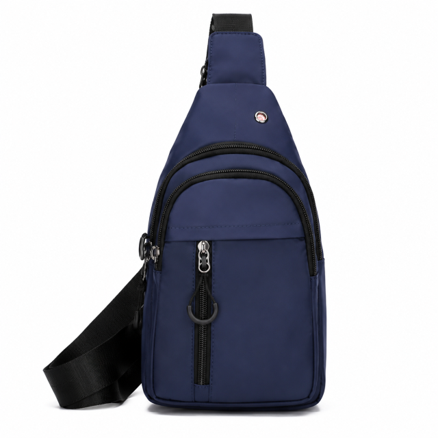 Lightweight Crossbody Sling Backpack With Multi-Compartment Storage