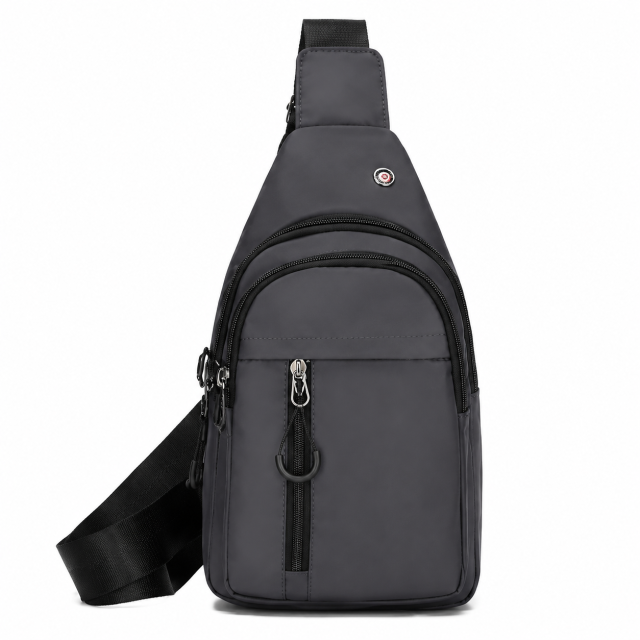 Lightweight Crossbody Sling Backpack With Multi-Compartment Storage