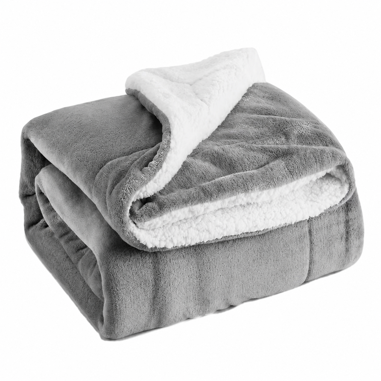Luxury Lambswool Reversible Double-Layer Thickened Throw Blanket