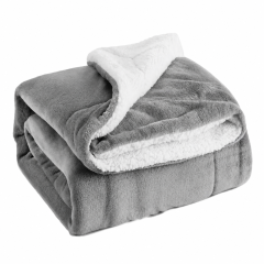 Luxury Lambswool Reversible Double-Layer Thickened Throw Blanket