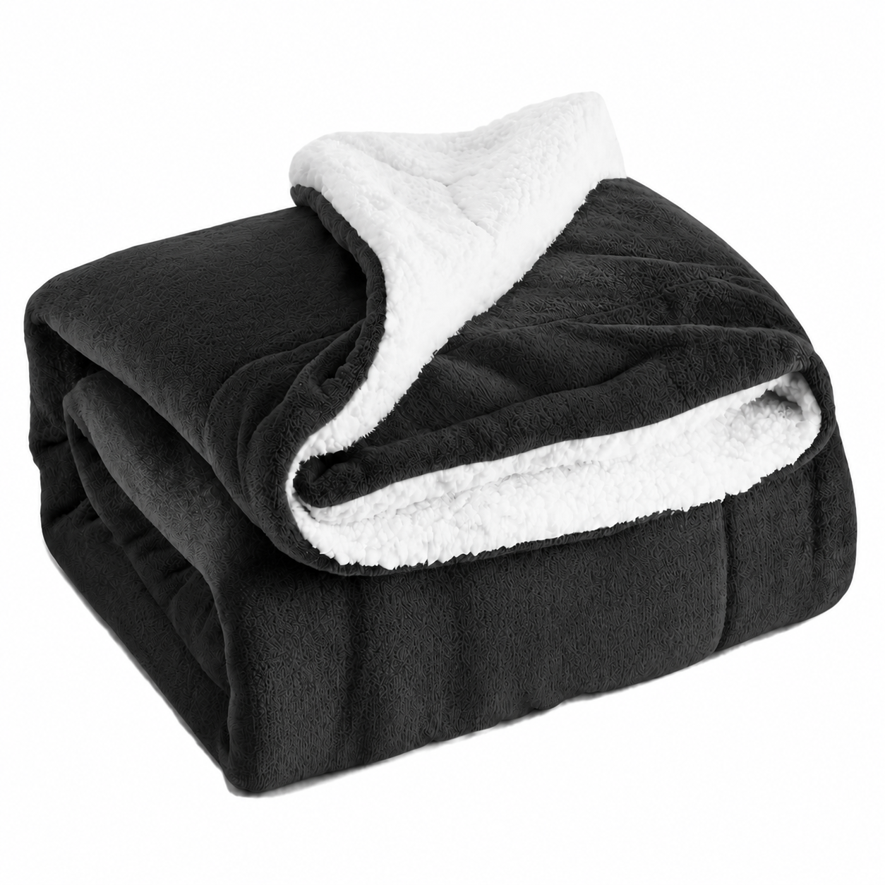 Luxury Lambswool Reversible Double-Layer Thickened Throw Blanket