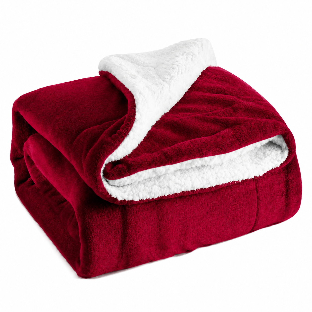 Luxury Lambswool Reversible Double-Layer Thickened Throw Blanket
