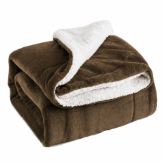 Luxury Lambswool Reversible Double-Layer Thickened Throw Blanket