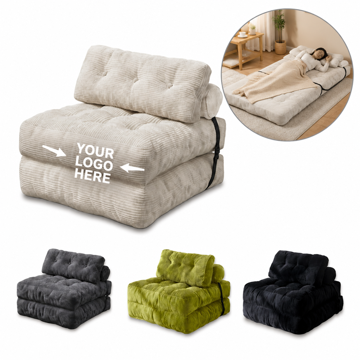 Multifunctional Folding Sofa Bed Chair