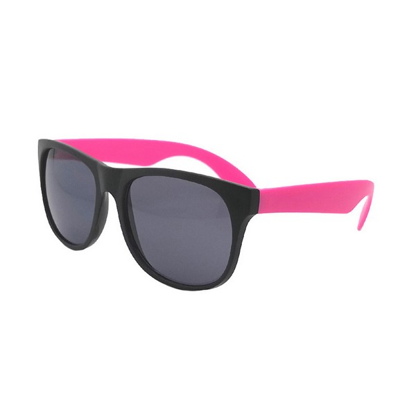 Neon Matte Two-Tone Promotional Sunglasses