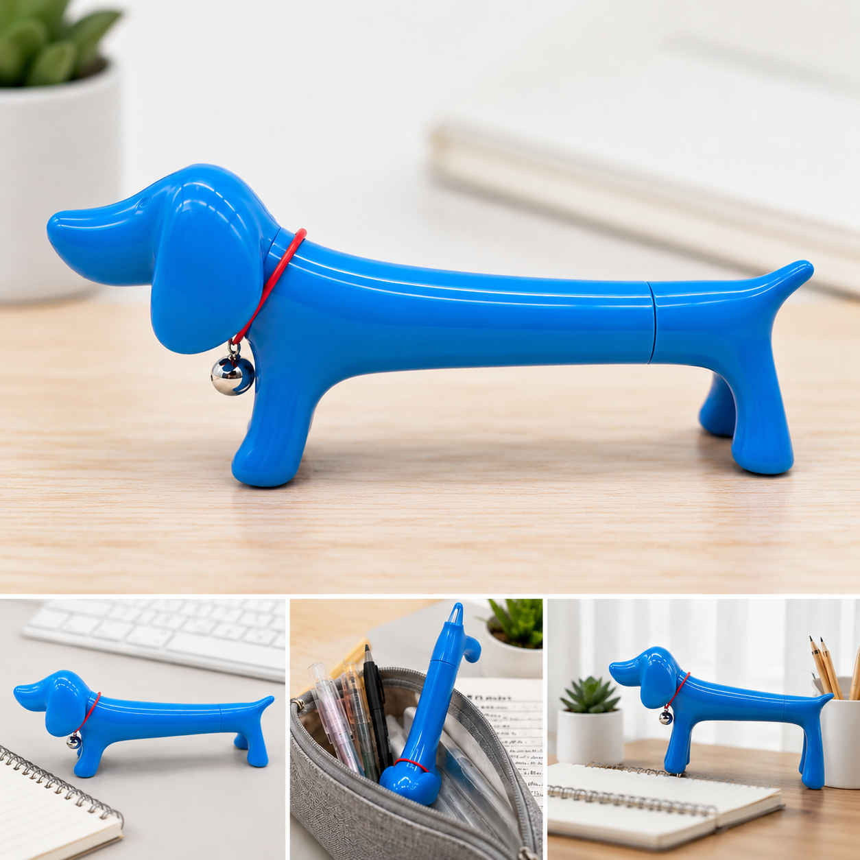 Novelty Dog Shaped Plastic Ballpoint Pen