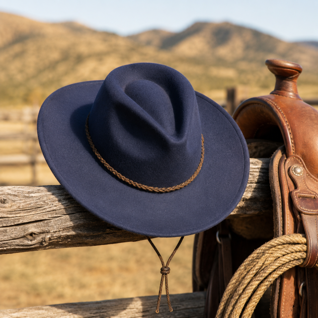 Outdoor Western Cowboy Hat - Premium Frontier Sun Hat