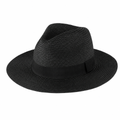 Packable Straw Panama Beach Hat