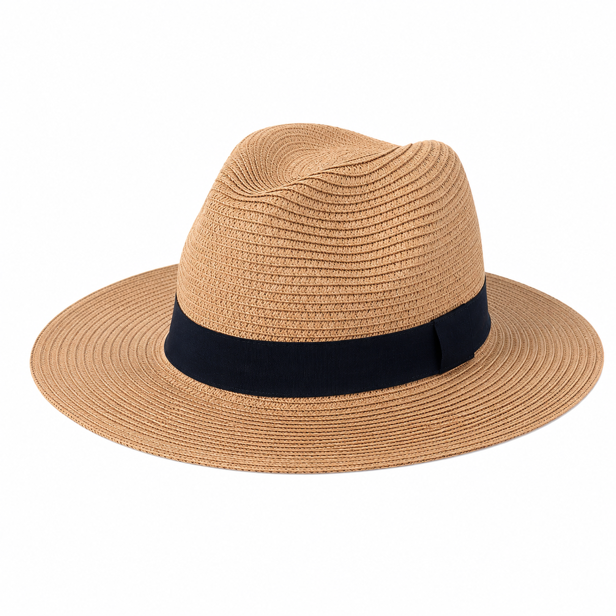 Packable Straw Panama Beach Hat