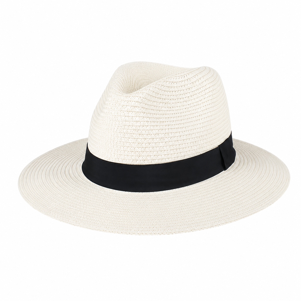 Packable Straw Panama Beach Hat