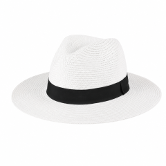 Packable Straw Panama Beach Hat