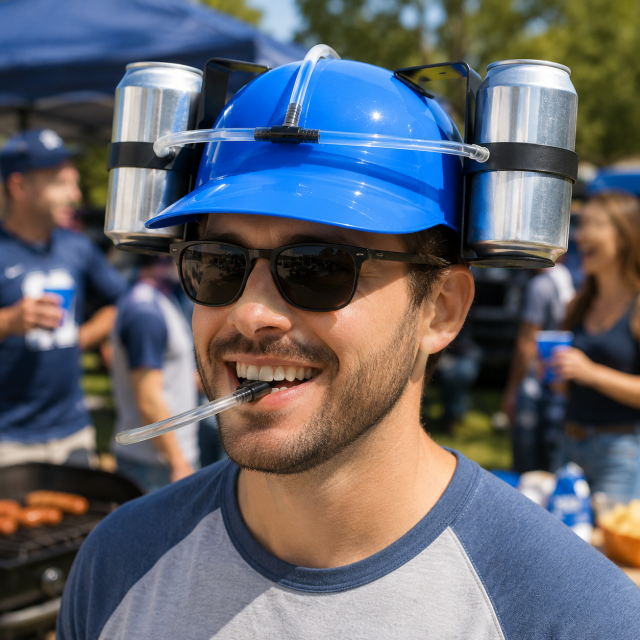 Party Beer Can Holder Drinking Hat
