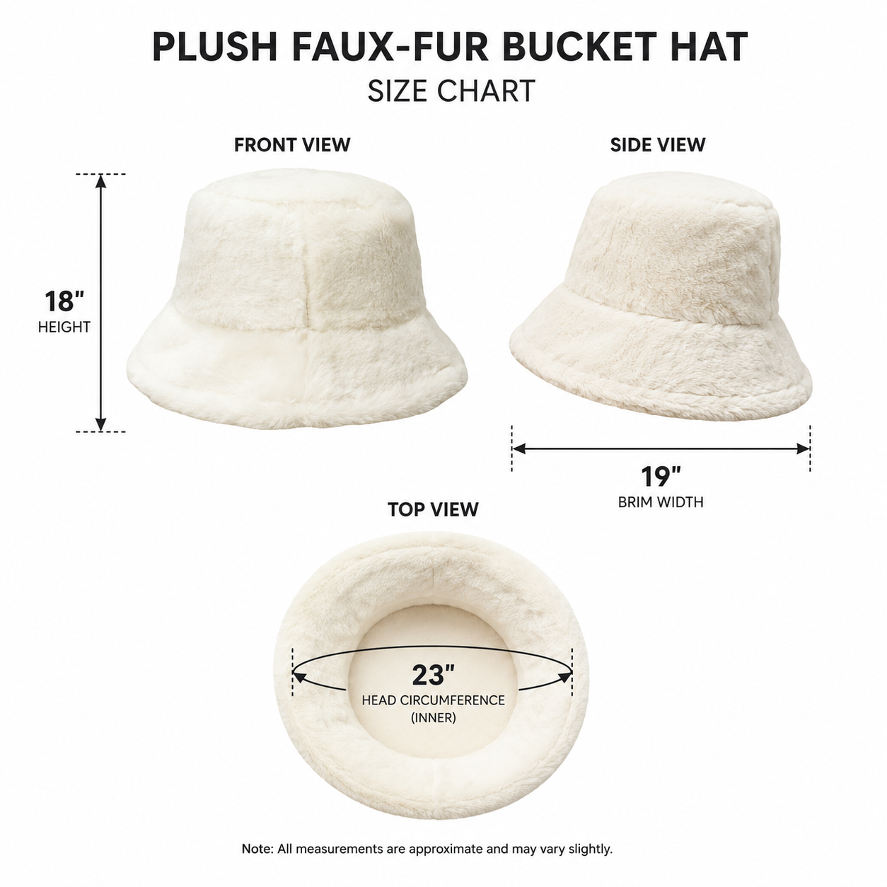Plush Winter Fisherman Bucket Hat