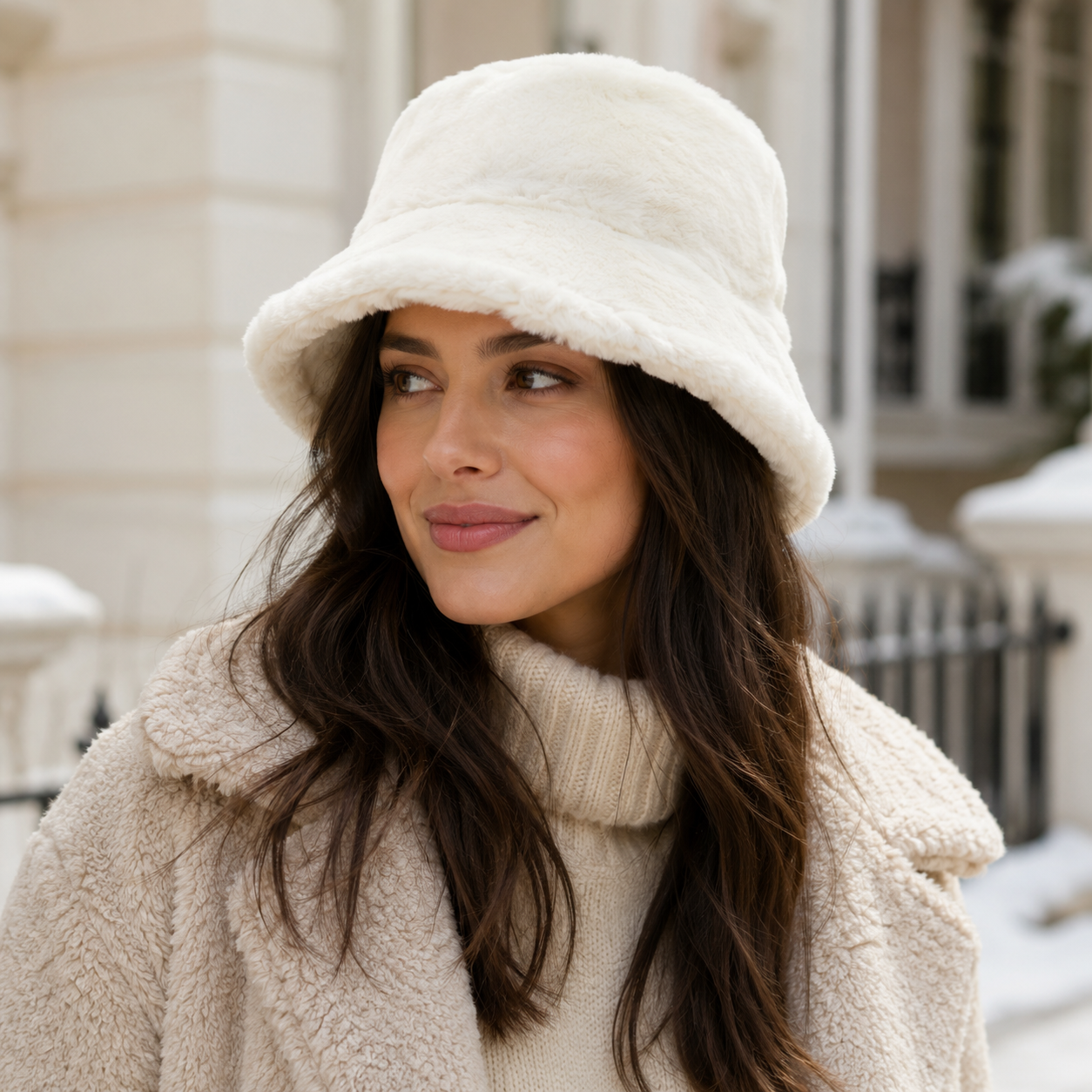 Plush Winter Fisherman Bucket Hat