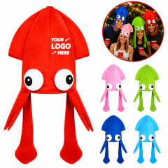 Polyester Squid Novelty Party Hat