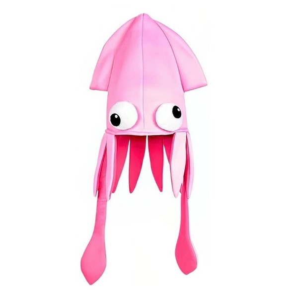 Polyester Squid Novelty Party Hat