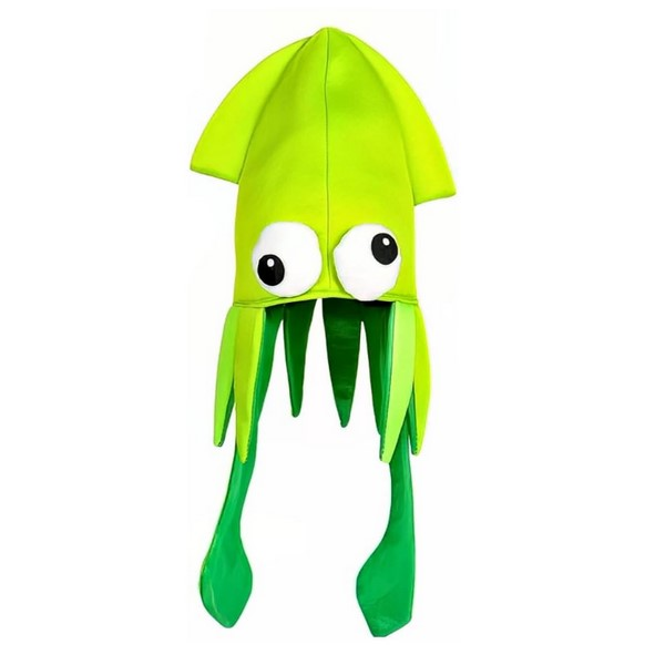 Polyester Squid Novelty Party Hat