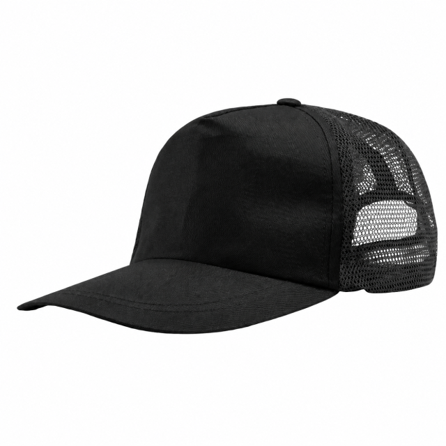 Polyester Trucker Cap - Mesh Breathable Snapback Hat