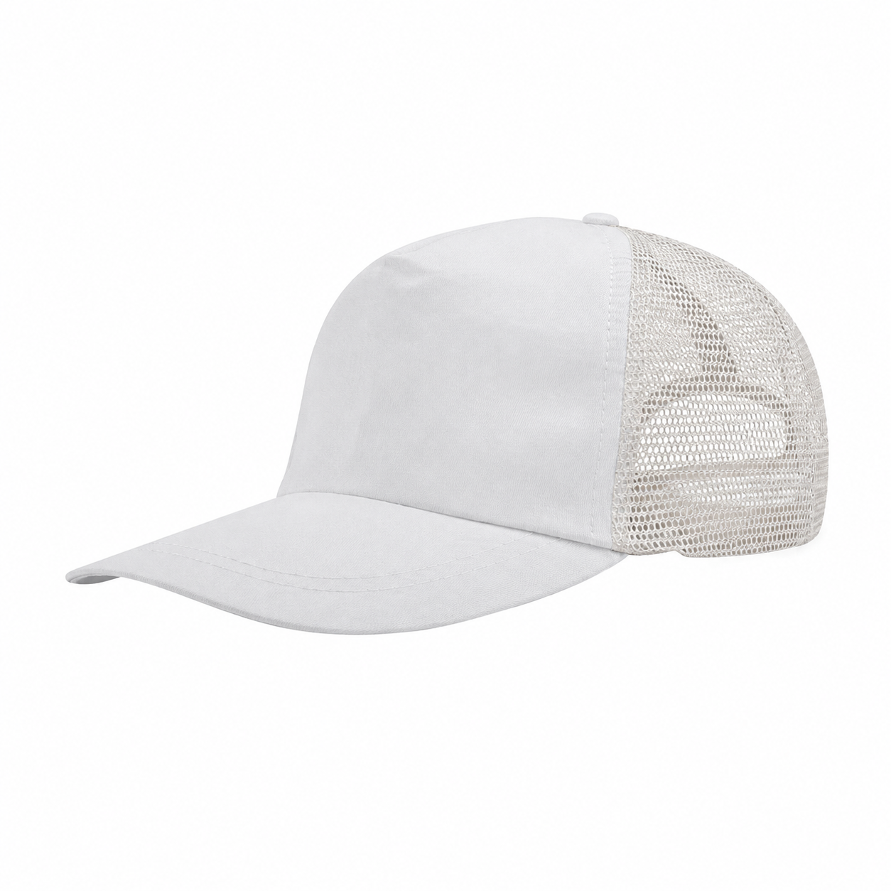 Polyester Trucker Cap - Mesh Breathable Snapback Hat