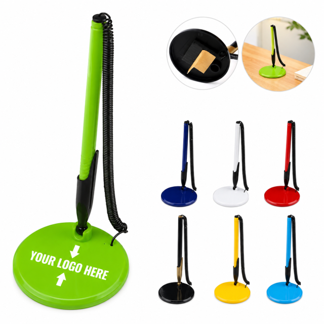 Portable Counter Ballpoint Pen With Chain