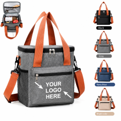 Portable Crossbody Insulated Lunch Cooler Bag
