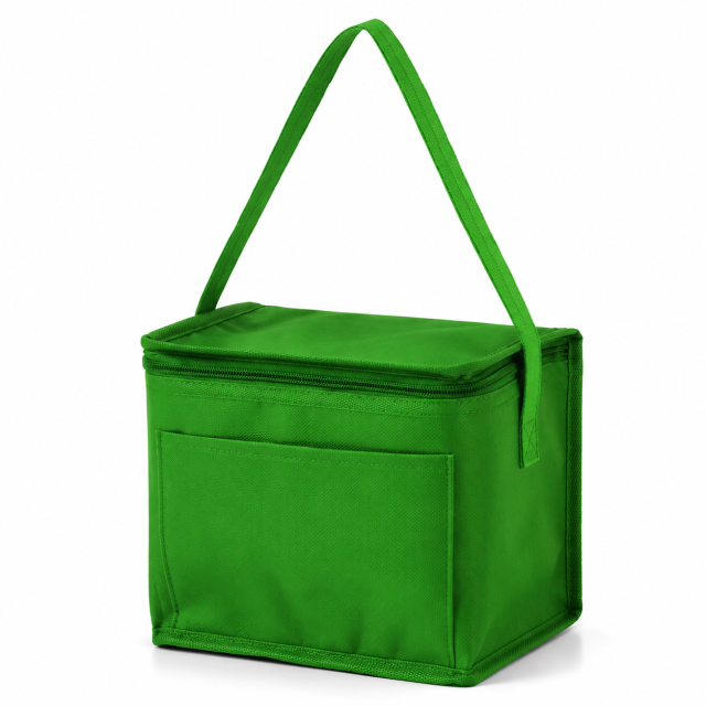 Portable Insulated Cooler Lunch Bag With Front Pocket